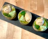 シャインマスカットのはちみつで食べる豆花作り方11写真