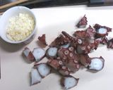おいしい！たこのガーリックオイル炒め☆作り方1写真