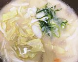 鶏団子と野菜の粕汁作り方7写真