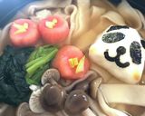 パンダの力うどん作り方4写真