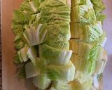 白菜と豚肉のバター風味作り方1写真