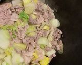 白菜と豚肉のバター風味作り方8写真