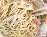 小エビとアボカドのチーズクリームパスタ作り方8写真