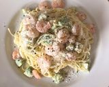 小エビとアボカドのチーズクリームパスタ作り方11写真