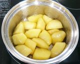林檎とチョコでポムショコラ#バレンタイン作り方3写真