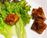 サムギョプサル風　キムチのおいしい食べ方作り方3写真