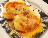 簡単！半熟卵のっけご飯作り方1写真