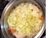 手羽先で野菜たっぷり優しいスープ作り方4写真