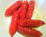 赤ウィンナーカレーキャベツサンドイッチ作り方4写真