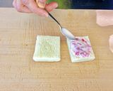 【離乳食中期】いちごのソースサンド作り方3写真