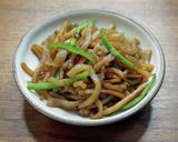 筍とこんにゃくのきんぴら作り方5写真