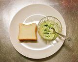 チーズとアボカドのトースト簡単パン料理作り方3写真