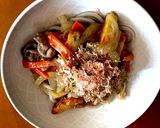 あんかけ野菜のぶっかけうどん作り方4写真