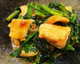 ほうれん草のしょう油炒め作り方5写真