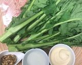 菜花の粒マスタードマヨ和え作り方1写真
