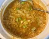 かぼちゃと豆腐の、たまご雑炊作り方3写真