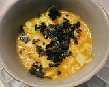 かぼちゃと豆腐の、たまご雑炊作り方4写真