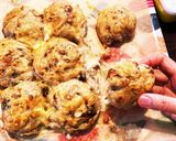 デーツ&胡桃チーズちぎり花パン作り方7写真