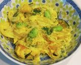 かぼちゃサラダ　玉葱枝豆入り作り方4写真