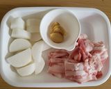 ごはんがすすむ！豚バラ焼き大根作り方1写真