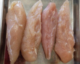 揚げ焼き鶏ササミのタルタルソースかけ♪作り方1写真