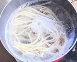残りスープで坦々風うどん作り方1写真