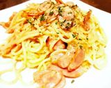 粒マスタードと豆乳のスパゲティ作り方7写真