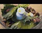 大葉とピーナッツのペスト作り方4写真