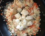 山芋チャーハン　皮焼きとスープ付き作り方27写真