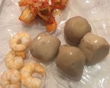 里芋キムチ海老　お弁当に作り方1写真
