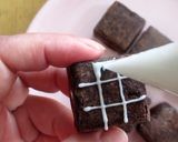 鬼滅の刃◆禰豆子の竹チョコと市松チョコ作り方8写真