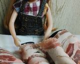 リカちゃん♡茄子の豚肉巻きフライ.˖٭作り方6写真