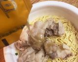 白いUFOに豚しゃぶをトッピングしてみた作り方5写真