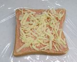明太子クリームの冷凍作りおきトースト作り方3写真