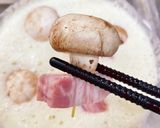 ベーコンとマッシュルームの串刺し天ぷら作り方4写真