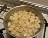 フライパンでトマトクリームチーズグラタン作り方1写真