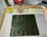 簡単☆手作りごま海苔チョコチップス作り方1写真