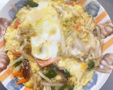 レンジルーで簡単和風カレー炒丼味豚平焼風作り方16写真
