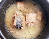 サバ缶de緑茶葉と生姜の炊き込みご飯作り方2写真