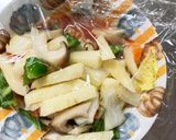 レンジケチャダレ甘酢炒味ポテト青椒肉絲風作り方12写真