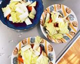 根菜&白菜生姜コンソメ炒め温野菜サラダ作り方5写真