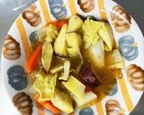 根菜&白菜生姜コンソメ炒め温野菜サラダ作り方10写真