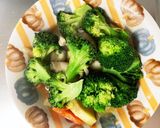 根菜&白菜生姜コンソメ炒め温野菜サラダ作り方12写真