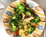 根菜&白菜生姜コンソメ炒め温野菜サラダ作り方13写真