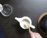 カカオが香る! カカオほうじ茶ラテ作り方4写真