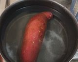 究極に甘いふかし芋。一晩塩水つけて炊飯器作り方3写真