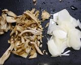 簡単!そら豆と舞茸のお味噌汁☆生姜風味作り方2写真
