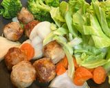 野菜たっぷり❗️焼売de酢豚作り方5写真