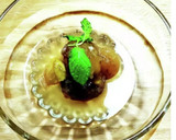 秋の栗の渋皮煮の白ワインづけです。作り方1写真