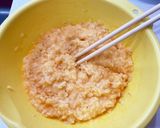残りご飯deお好み焼き風〜作り方1写真